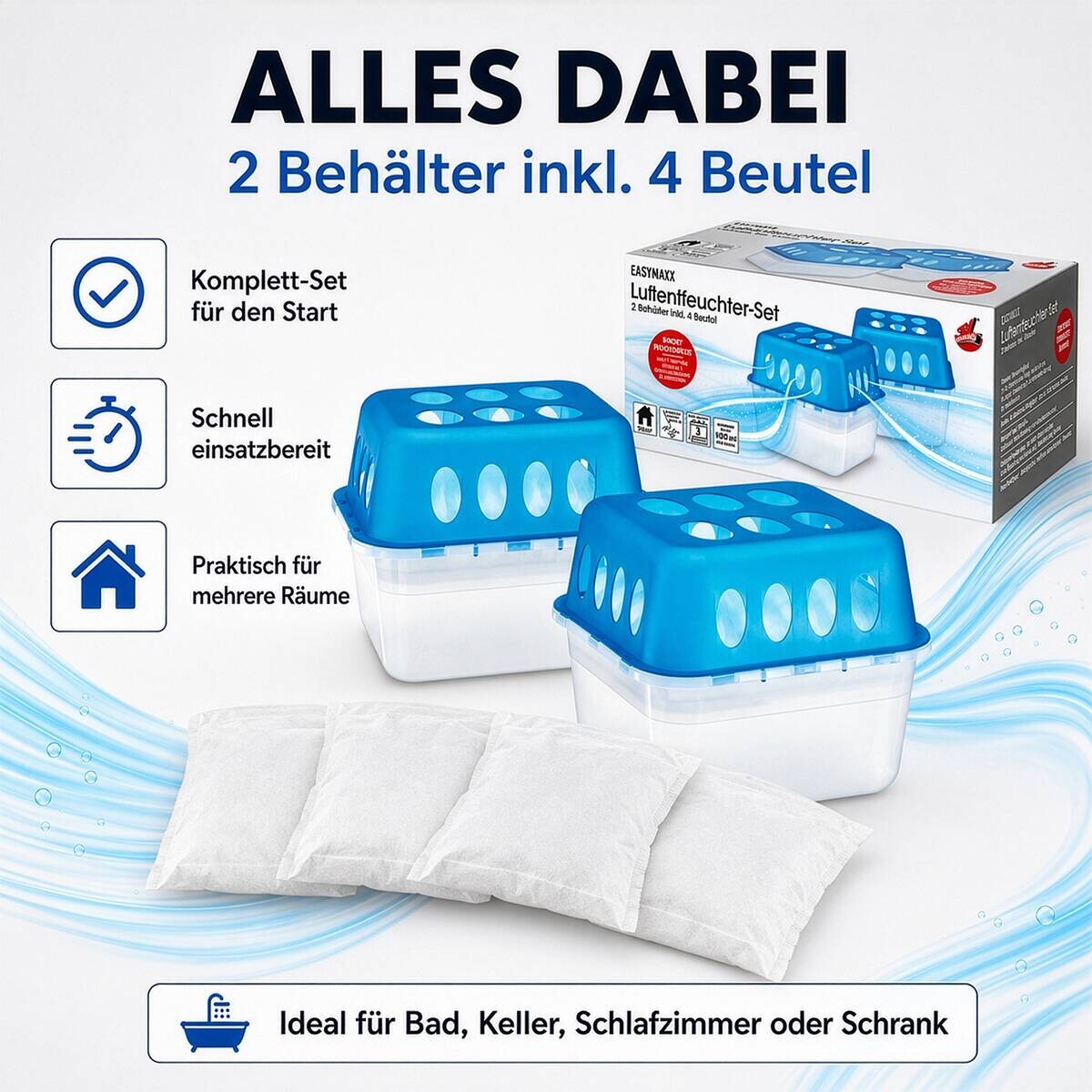 Luftentfeuchter 6 tlg.
