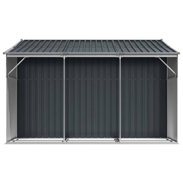 vidaXL Gartenhaus anthrazit B/H/T: ca. 277x179x179 cm