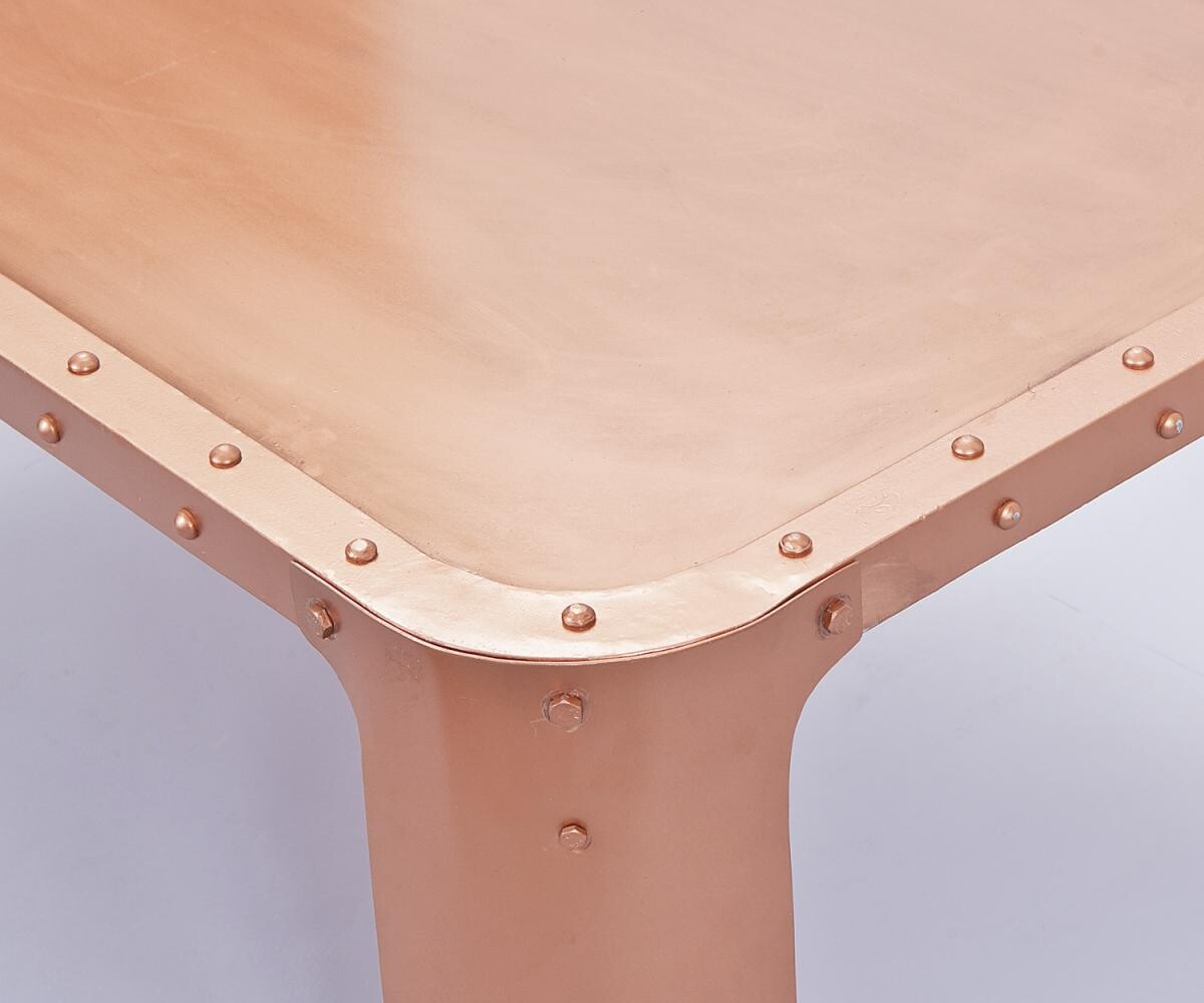 Inter Link Couchtisch Gormur Kupfer Metall B/H/T: ca. 110x45x70 cm