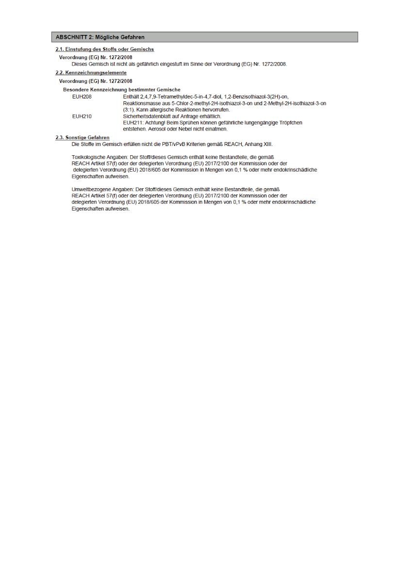 POCOline Buntlack leichtes grau ca. 0,75 l