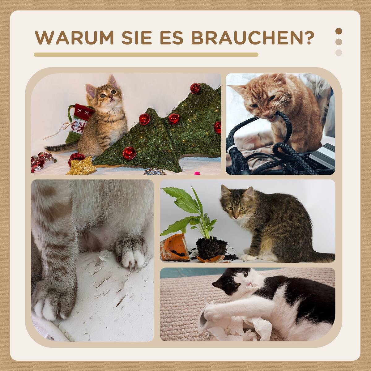 PawHut Kratzbaum