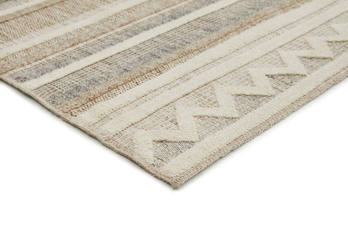 Webteppich Crosby Cremegrau B/L: ca. 160x230 cm