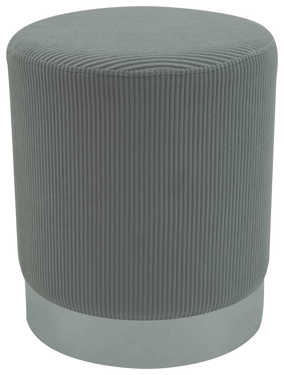 POCOline Hocker silber B/H/T/D: ca. 35x42x35x35 cm