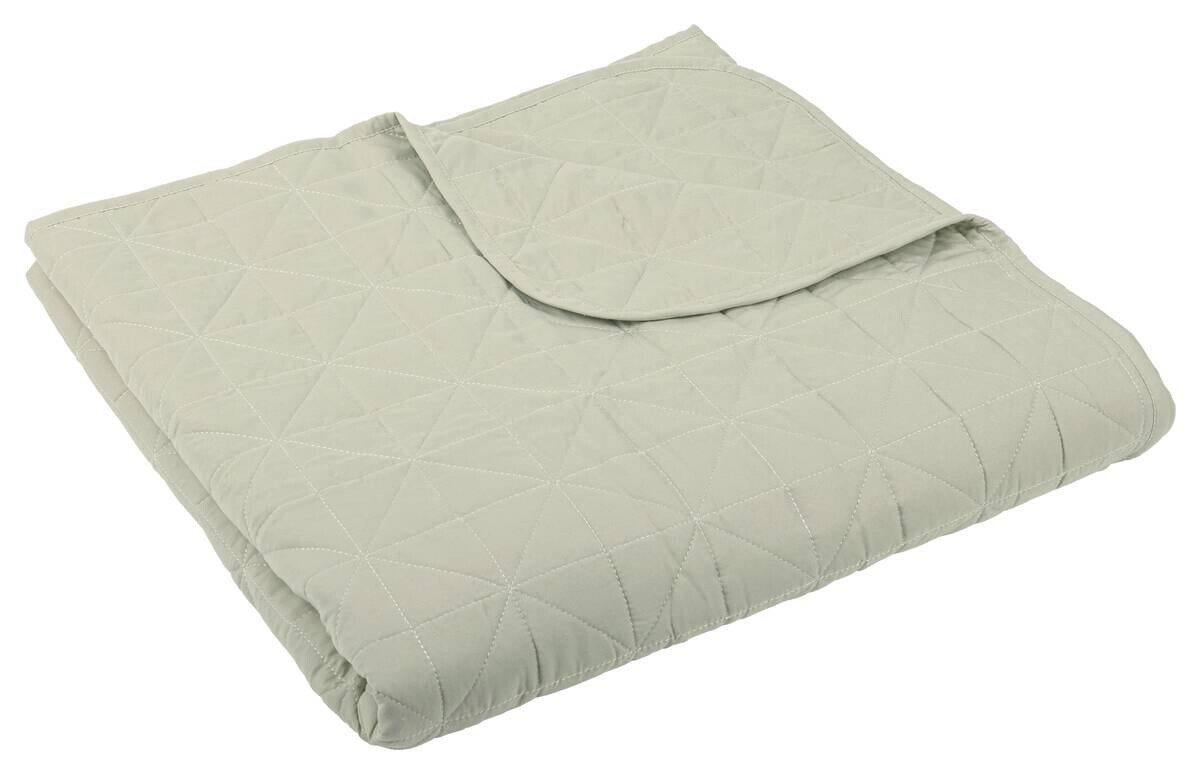 Tagesdecke creme 100% Polyester B/L: ca. 220x240 cm