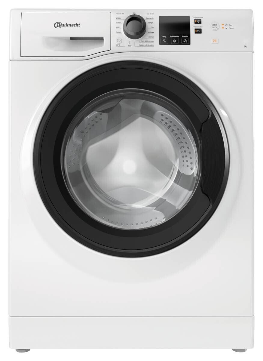 Bauknecht Waschmaschine WAM 914A EEK: A Spektrum: A bis G 9kg 1400U/min weiß B/H/T: ca. 60x85x61 cm