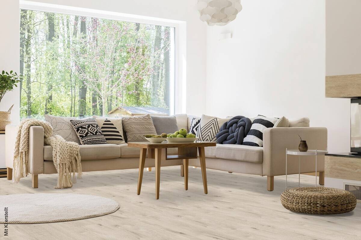 Click-Vinylboden Kindl ca. 2,782 m² im Paket B/L: ca. 22,8x122 cm pro Paket