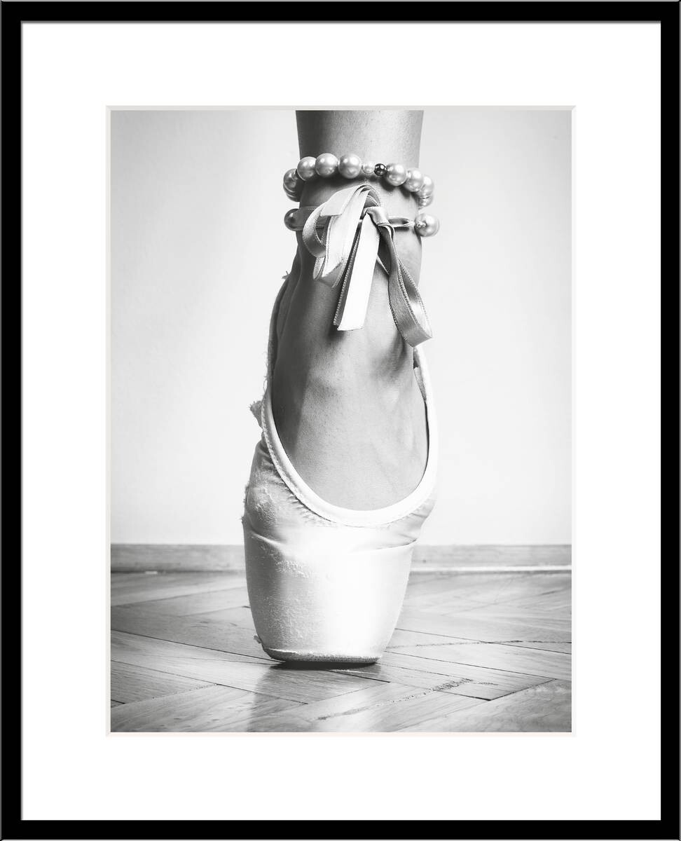 Bilderrahmen schwarz Holz B/L: ca. 40x50 cm