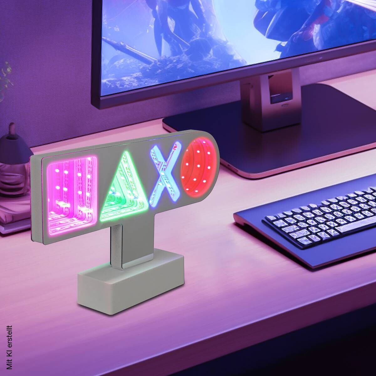 Nolo LED-Infinityleuchte B/H/T: ca. 25,4x15x4,5 cm