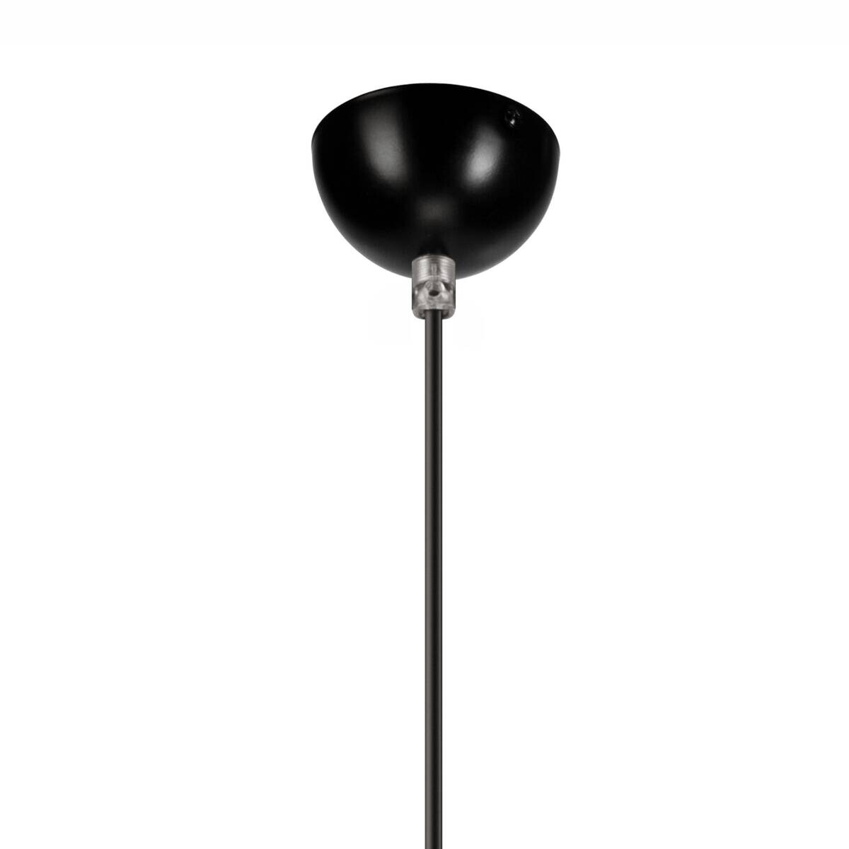Lamkur Pendelleuchte Balerina schwarz Stahl H/L: ca. 90x38 cm E27 1 Brennstellen