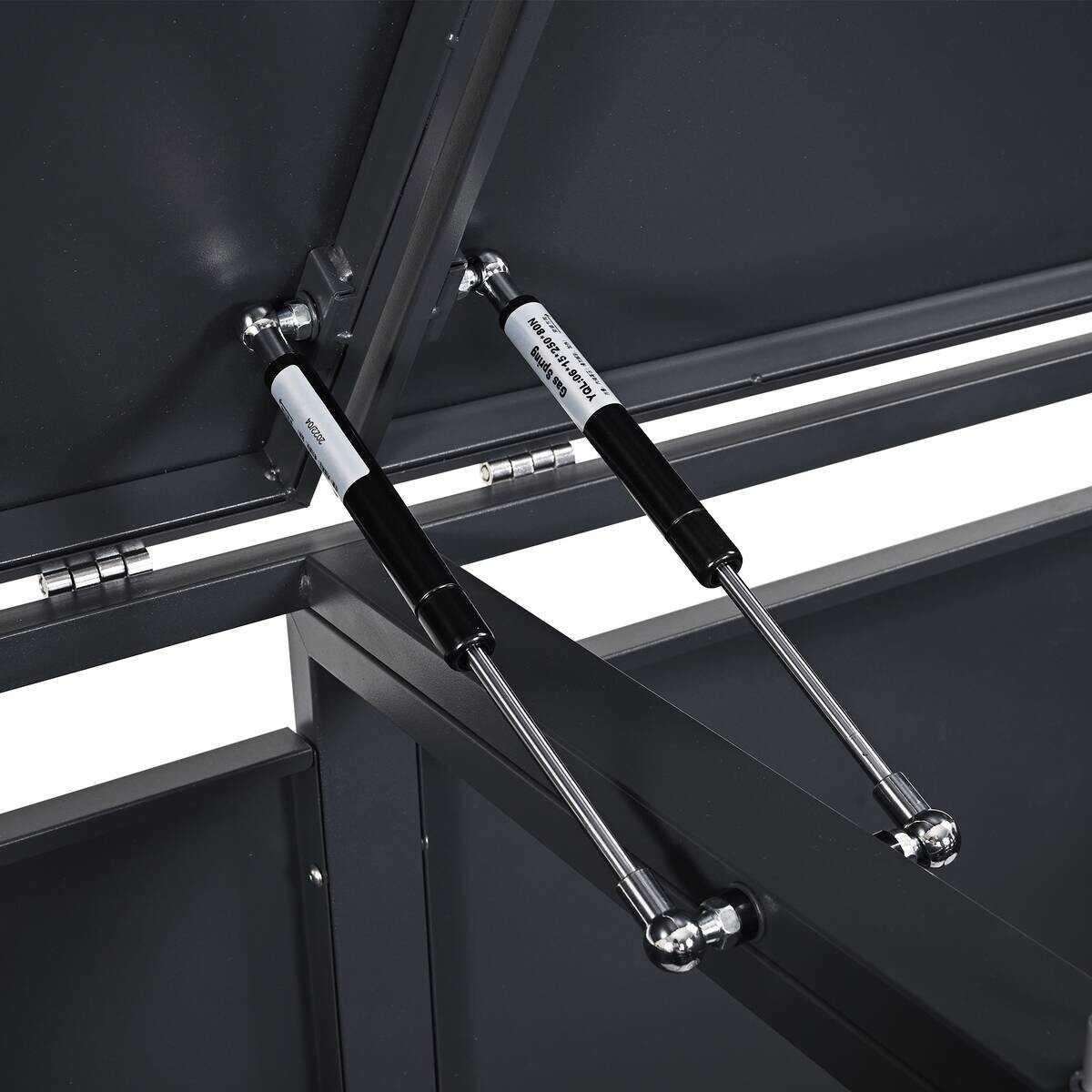 Westmann Mülltonnenbox Varius Holzoptik B/H/L: ca. 330x116x80 cm