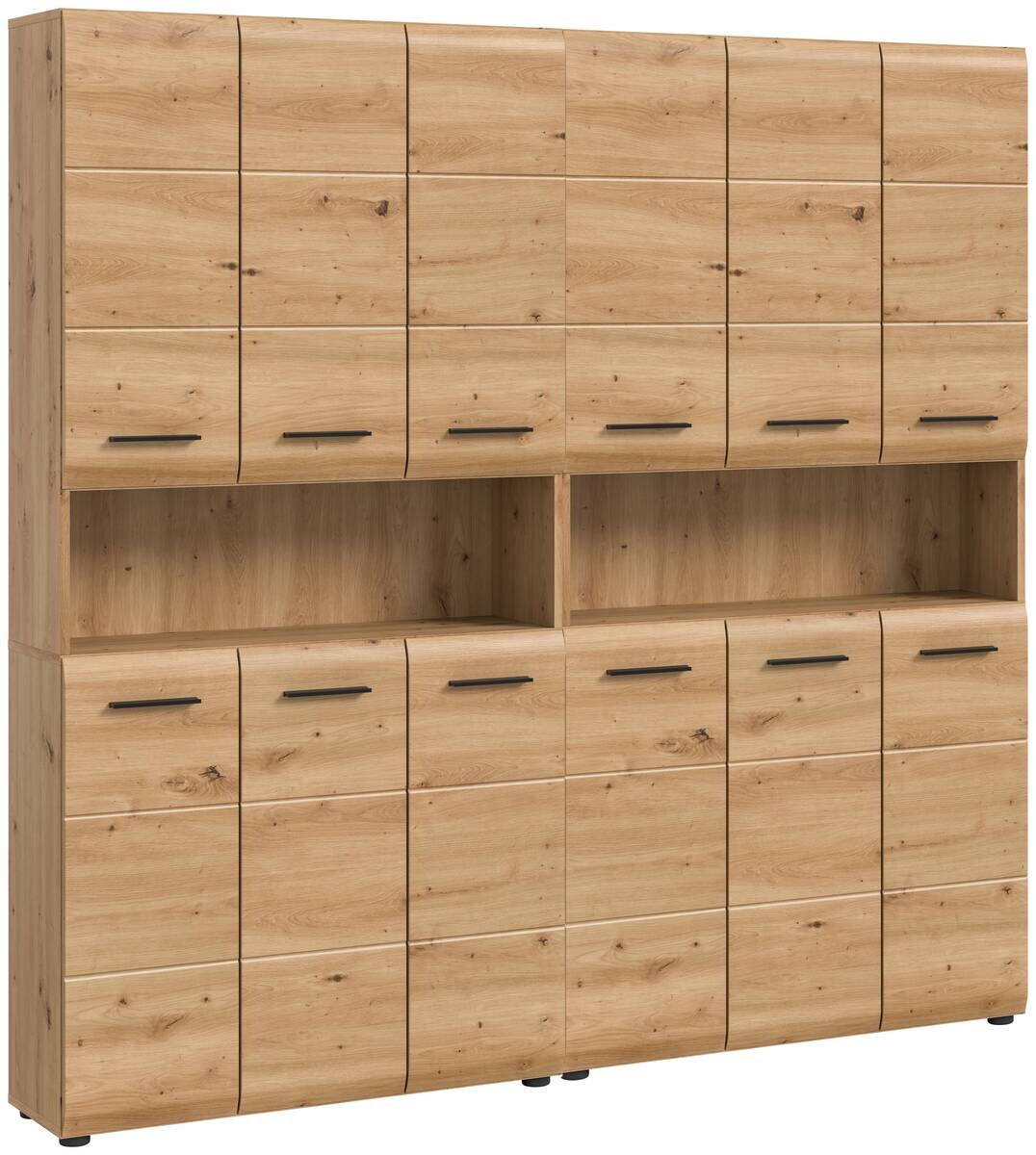 Badezimmer-Set Ice Artisan Oak Nachbildung B/H/T: ca. 180x185x30 cm