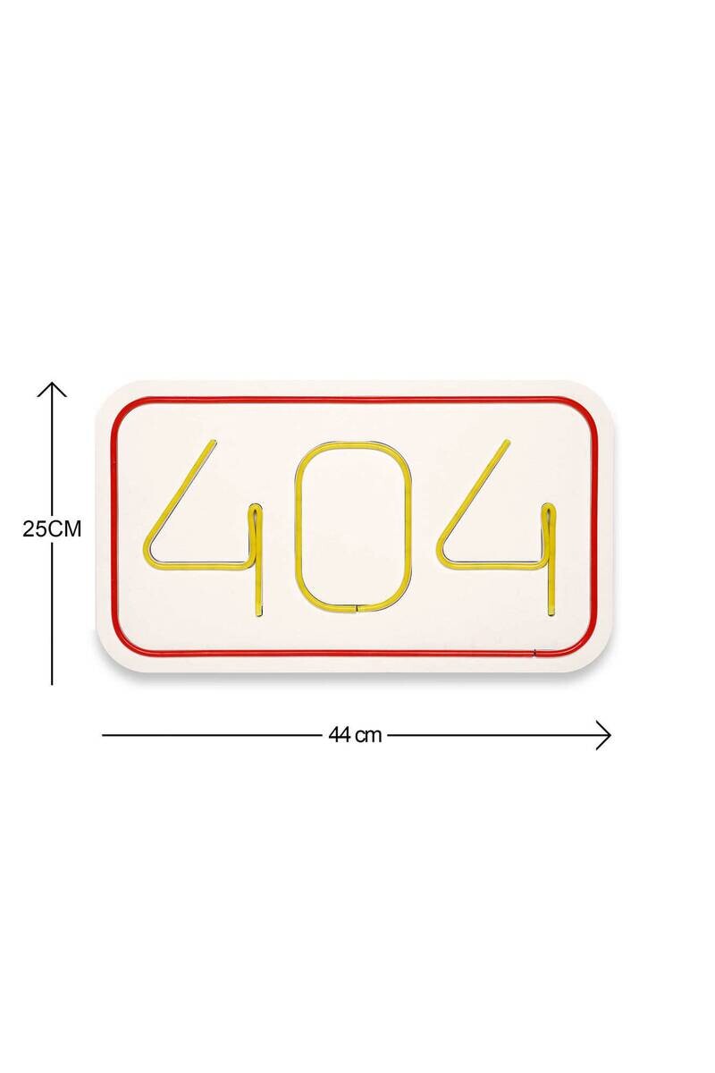 Opviq LED-Wandleuchte rot gelb PVC B/H/T/L: ca. 44x25x2x44 cm