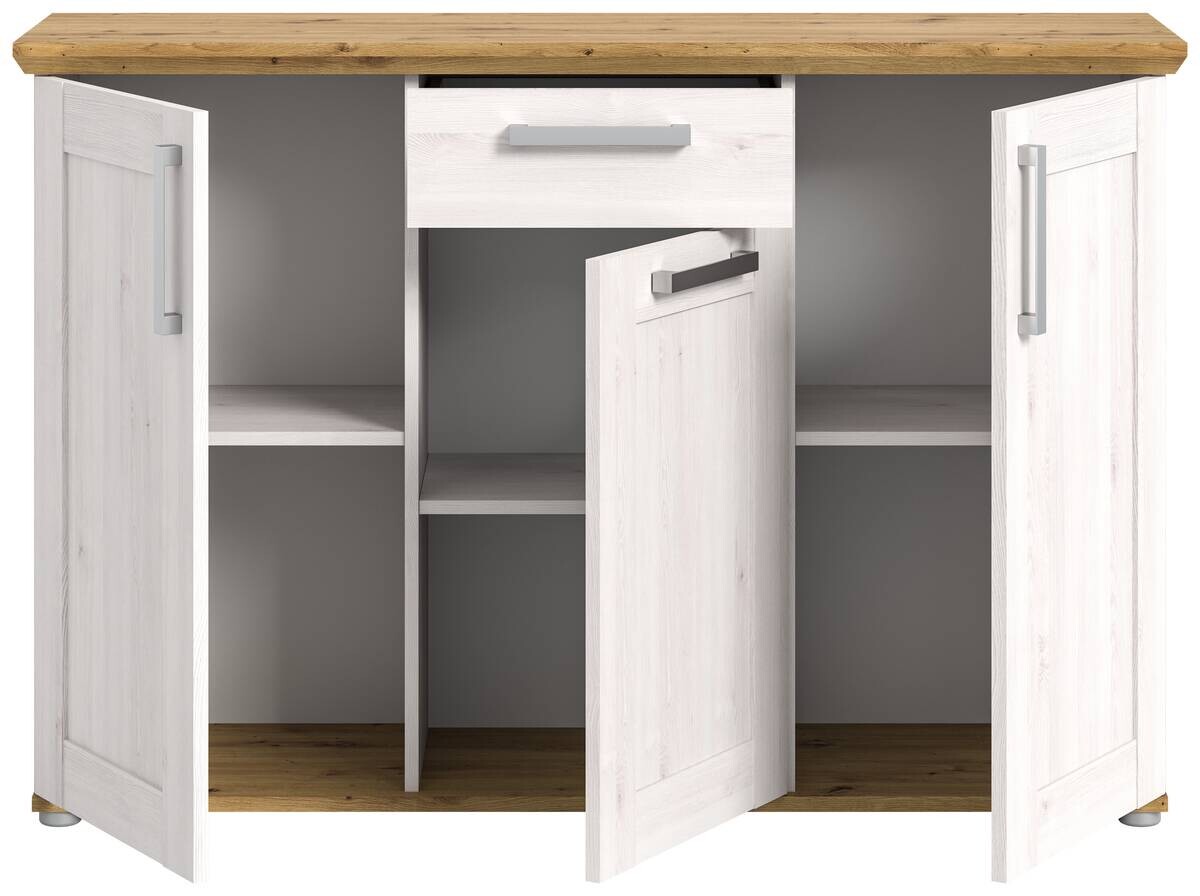 Kommode Verona Sibiu Lärche Nachbildung Eiche Artisan Nachbildung B/H/T: ca. 137x92x39 cm