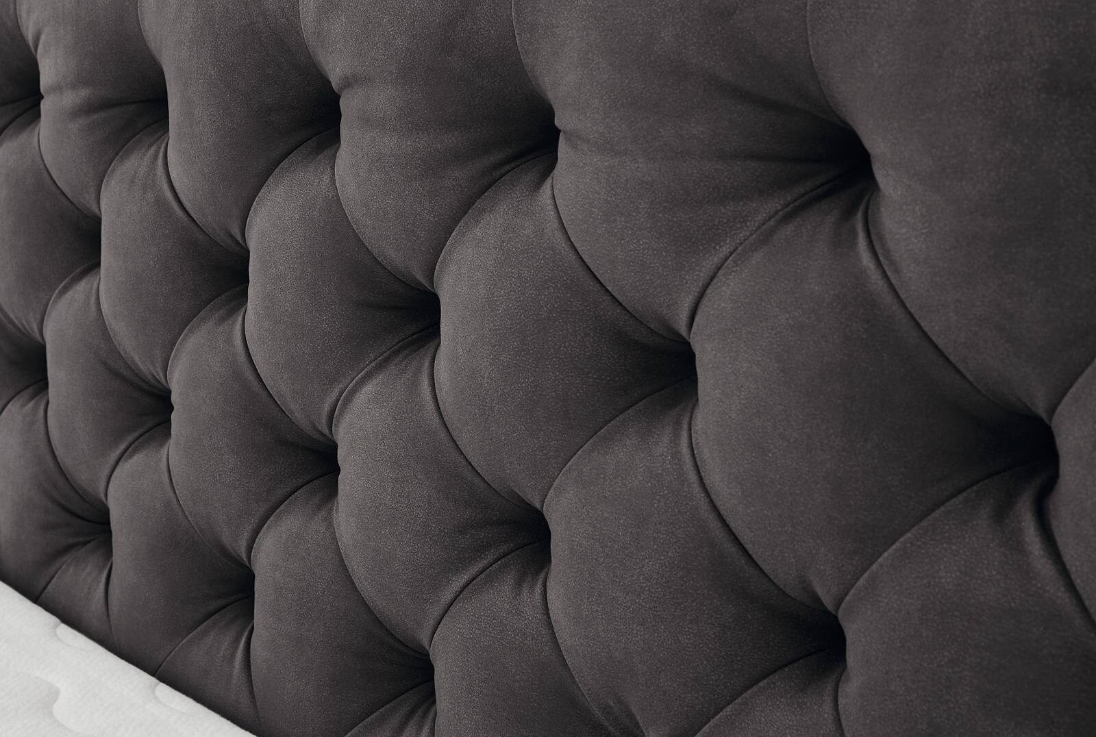 Boxspringbett anthrazit Liegefläche B/L: ca. 180x200 cm