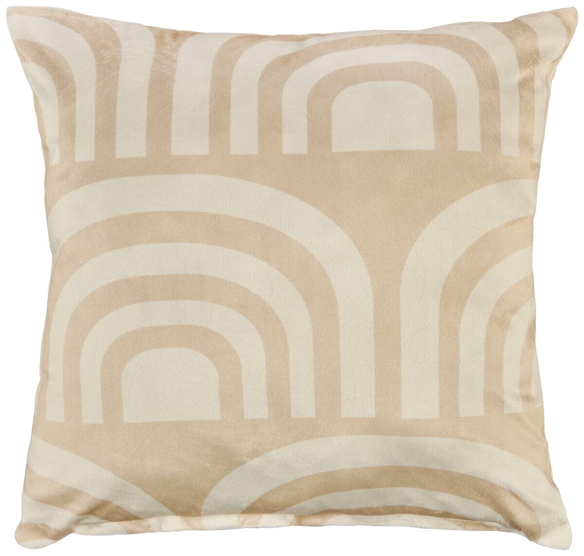 Dekokissen beige 100% Polyester B/L: ca. 45x45 cm