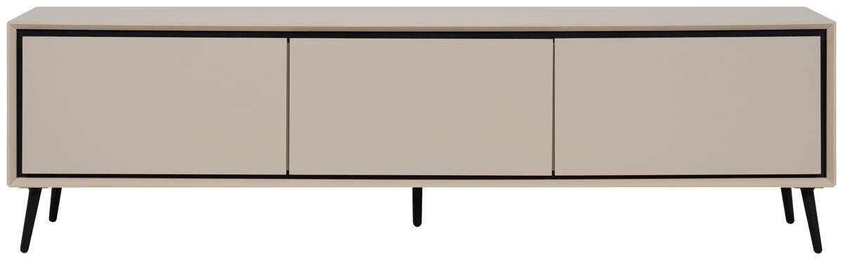 Lowboard Arona sand schwarz B/H/T: ca. 175x50x38 cm