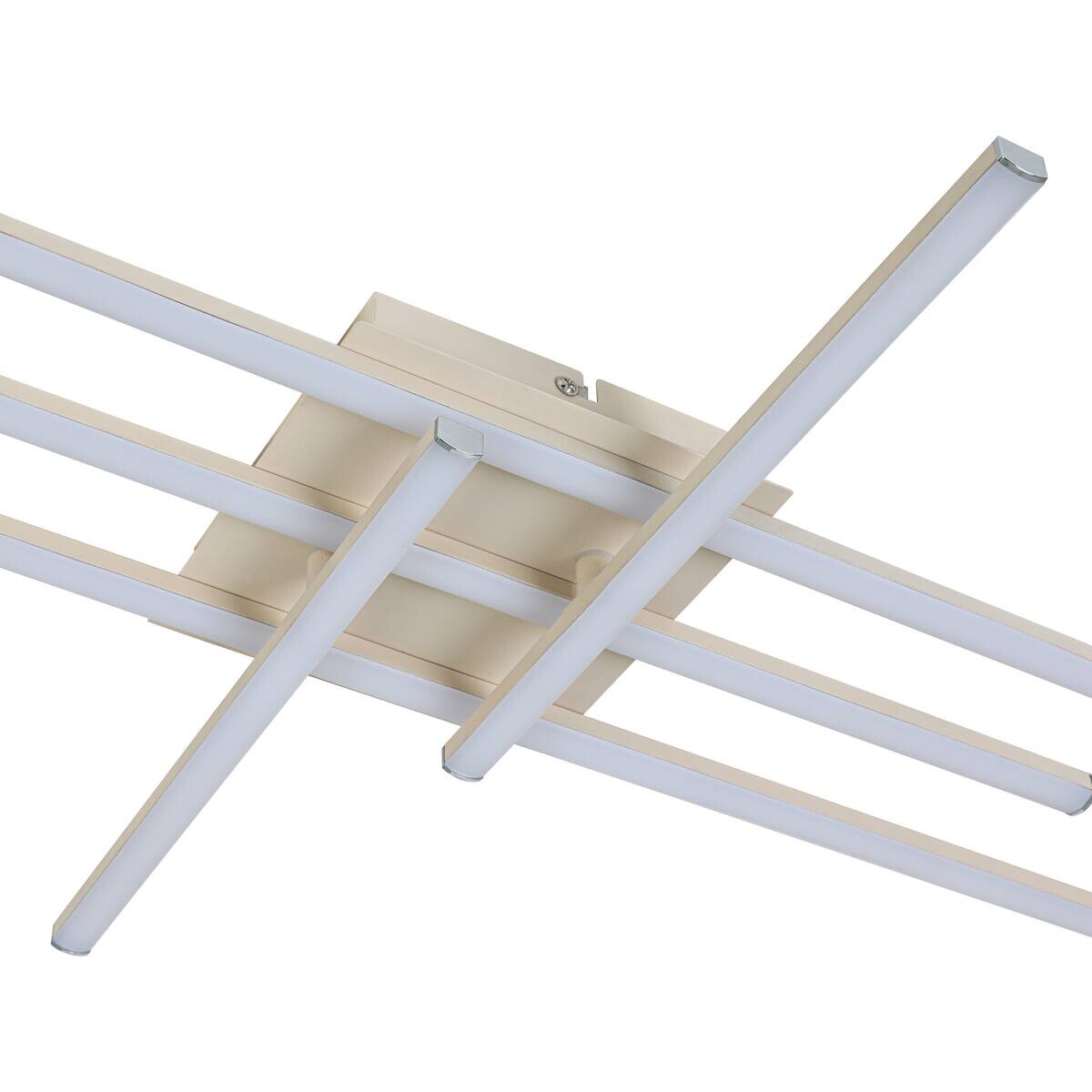 Nolo LED-Deckenleuchte sand Metall