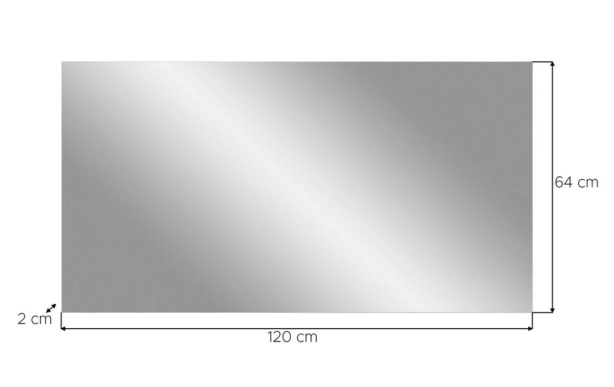 xonox.home Garderobenspiegel Naro Evoke Oak Nachbildung B/H: ca. 120x64 cm