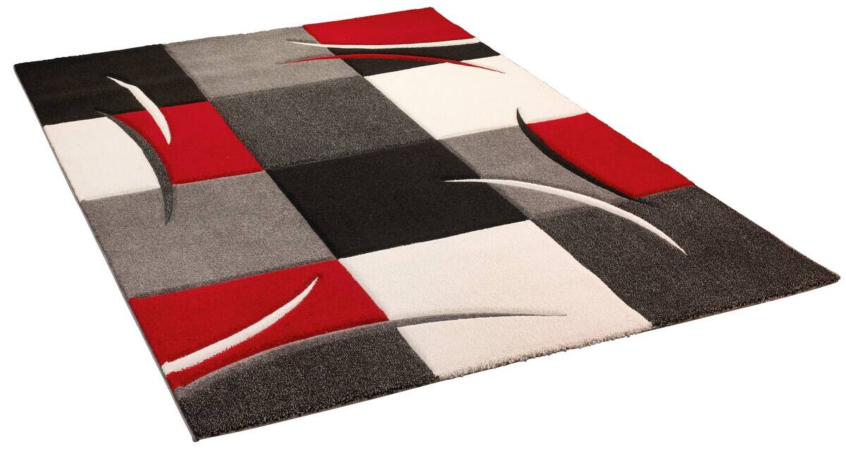 Webteppich Casino rot B/L: ca. 80x150 cm