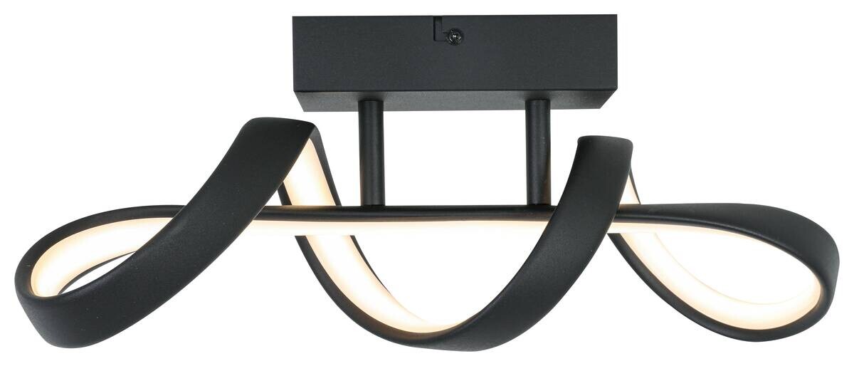 Nolo LED Deckenleuchte Jonathan schwarz Kunststoff Metall B/H/L: ca. 12x16x40 cm 1 Brennstellen