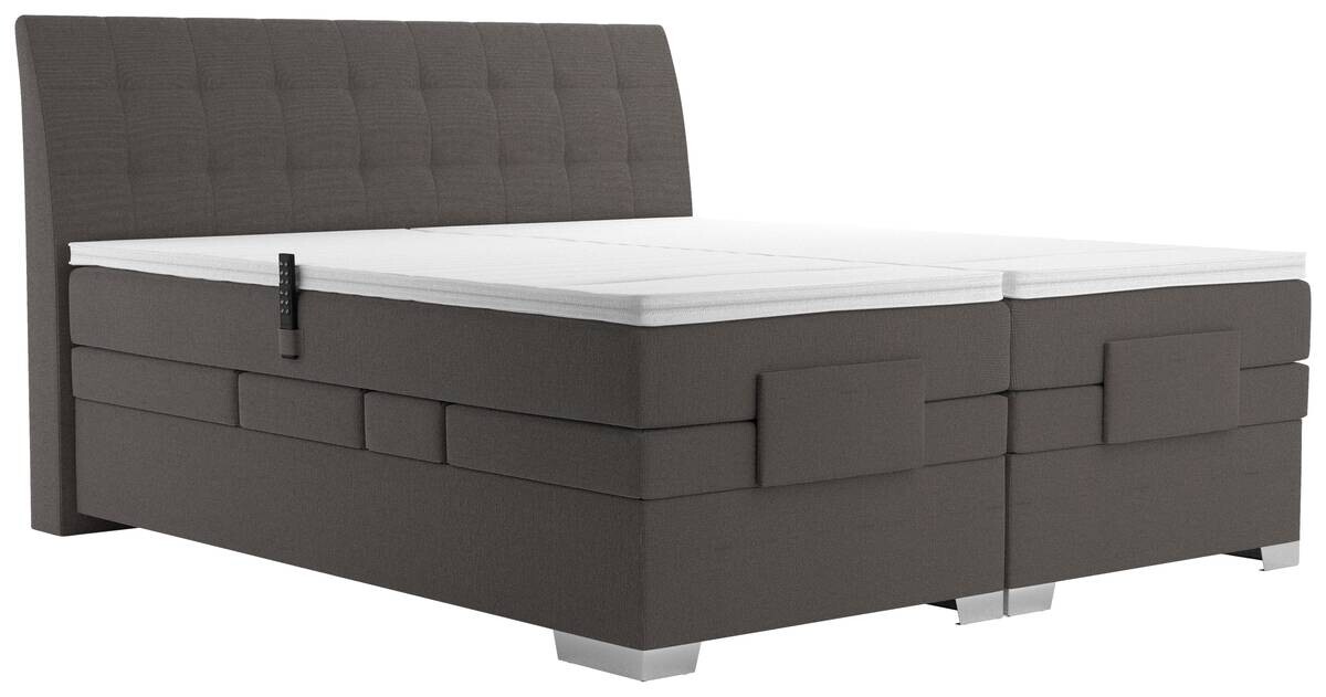 Boxspringbett Astrid braun Liegefläche B/L: ca. 180x200 cm