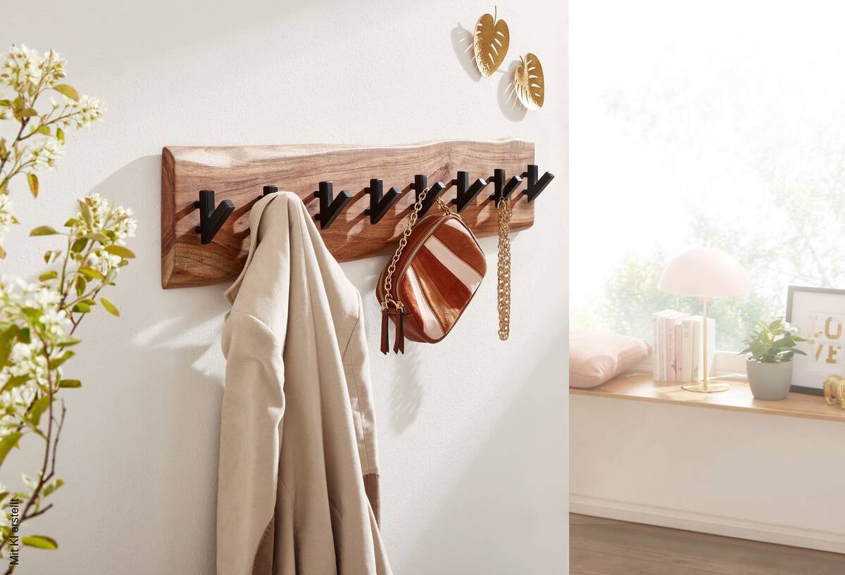 Wandgarderobe B/H/T: ca. 90x19x9 cm