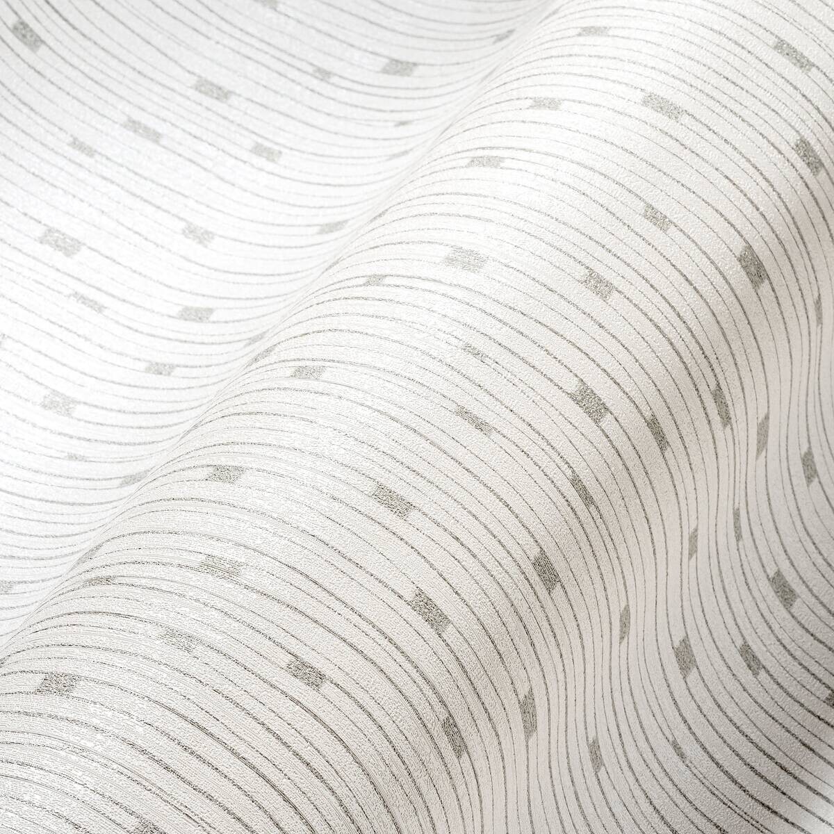 A.S.Creation Vliestapete creme grau silber B/H/D: ca. 53x1005x8,2 cm