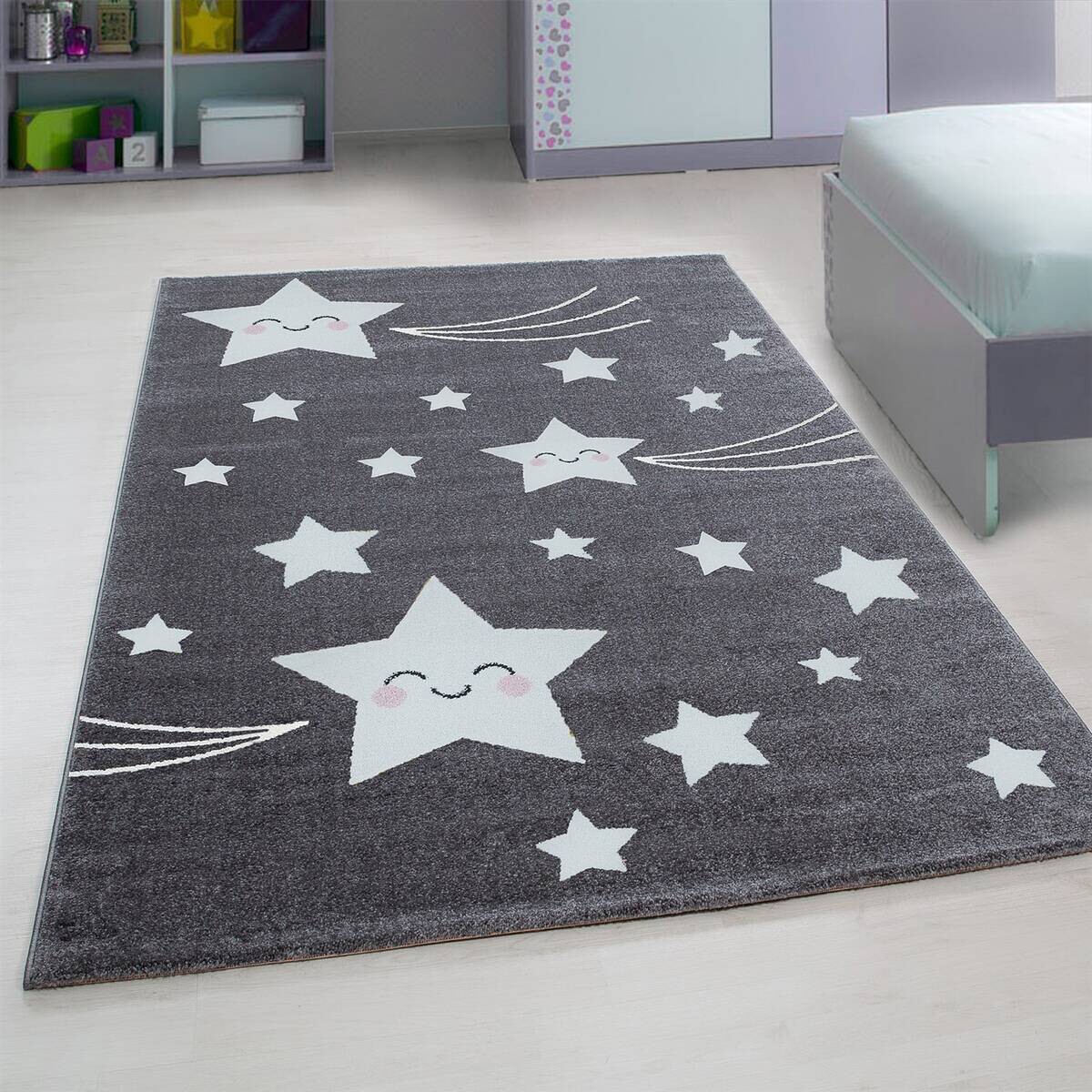 Ayyildiz Teppich KIDS grau B/L: ca. 80x150 cm