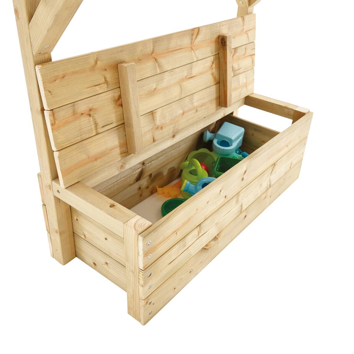 Westmann Spielhaus Wildnis natur B/H/L: ca. 126x205x114 cm