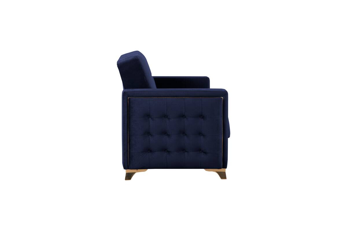 Sofa 3-2-1 Cavana nachtblau Microfaser