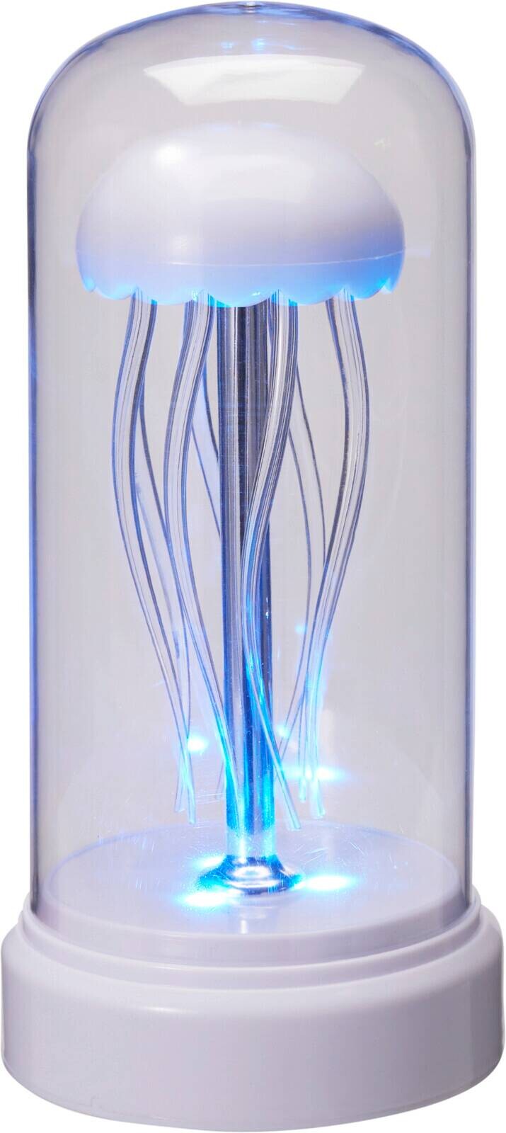 LED-Tischleuchte transparent rosa Kunststoff H/D: ca. 20,5x10 cm