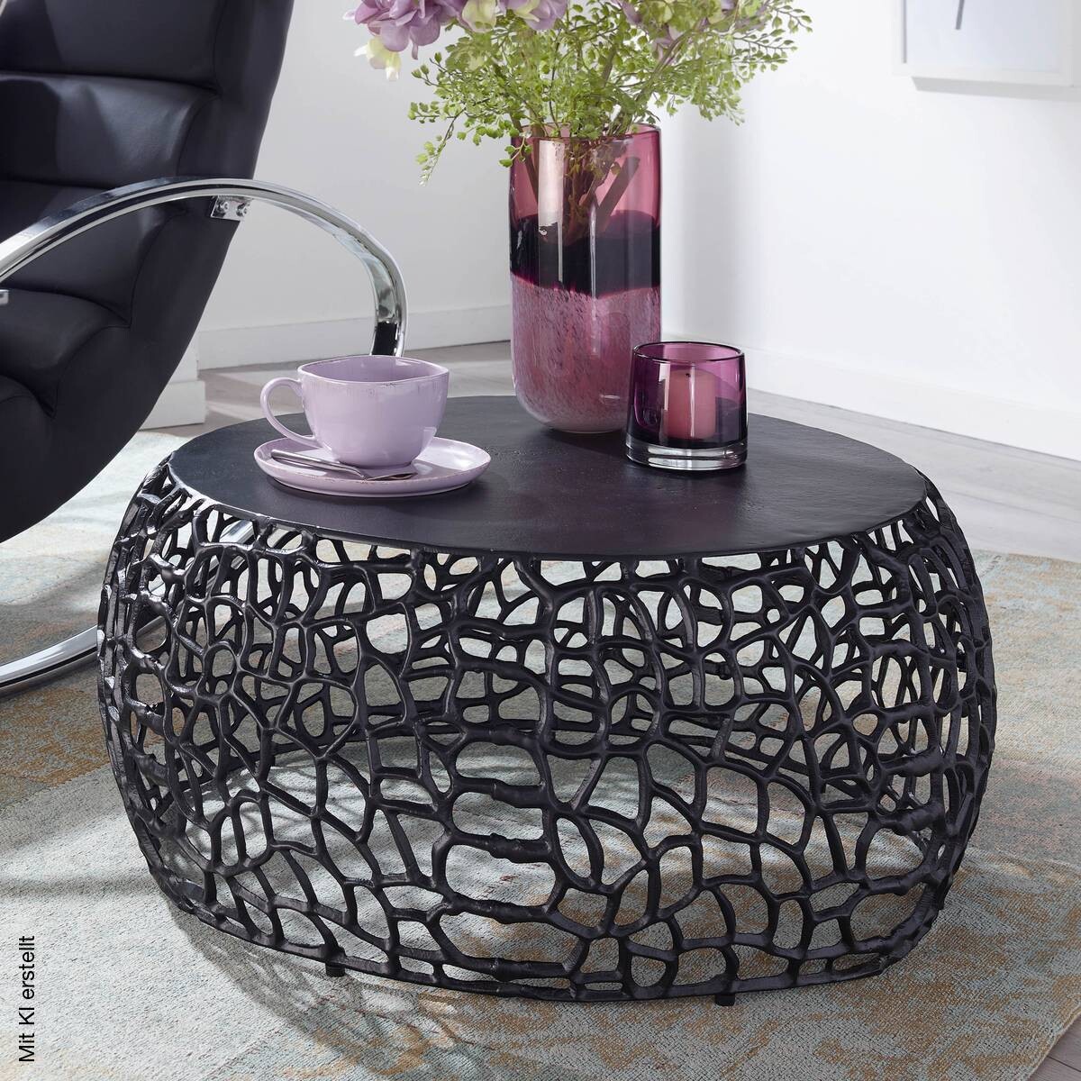 Couchtisch B/H/T: ca. 66x30x66 cm
