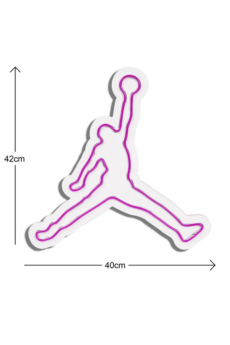 Opviq LED-Wandleuchte rosa PVC B/H/T/L: ca. 40x42x2x40 cm