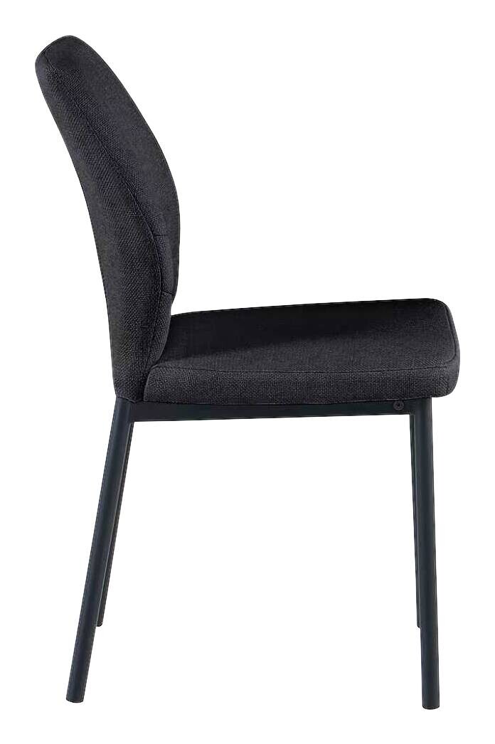 Stuhl Marbella schwarz Webstoff B/T: ca. 45x56 cm