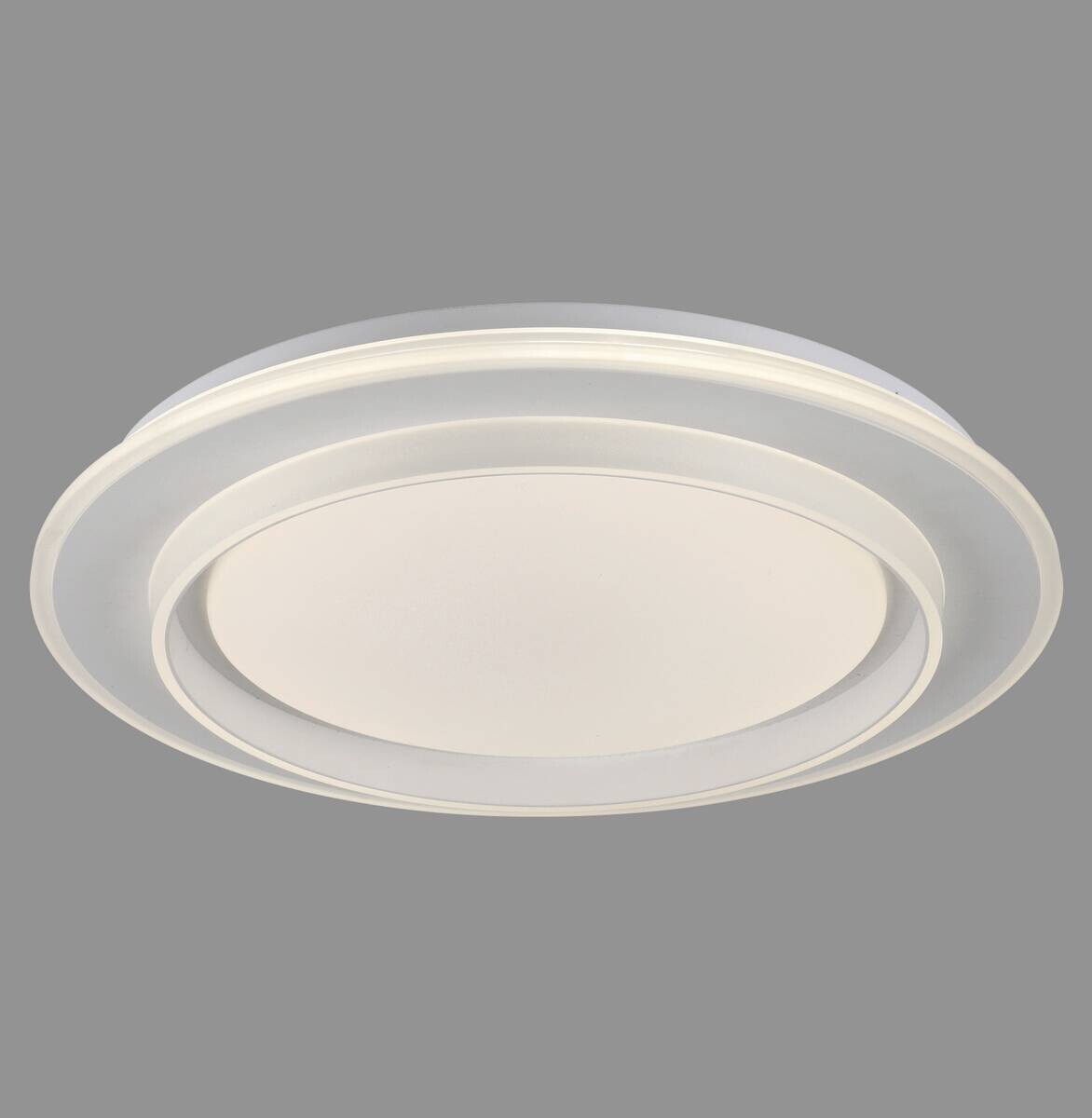 Just Light LED-Deckenleuchte Lago weiß B/H/L: ca. 40x6x40 cm