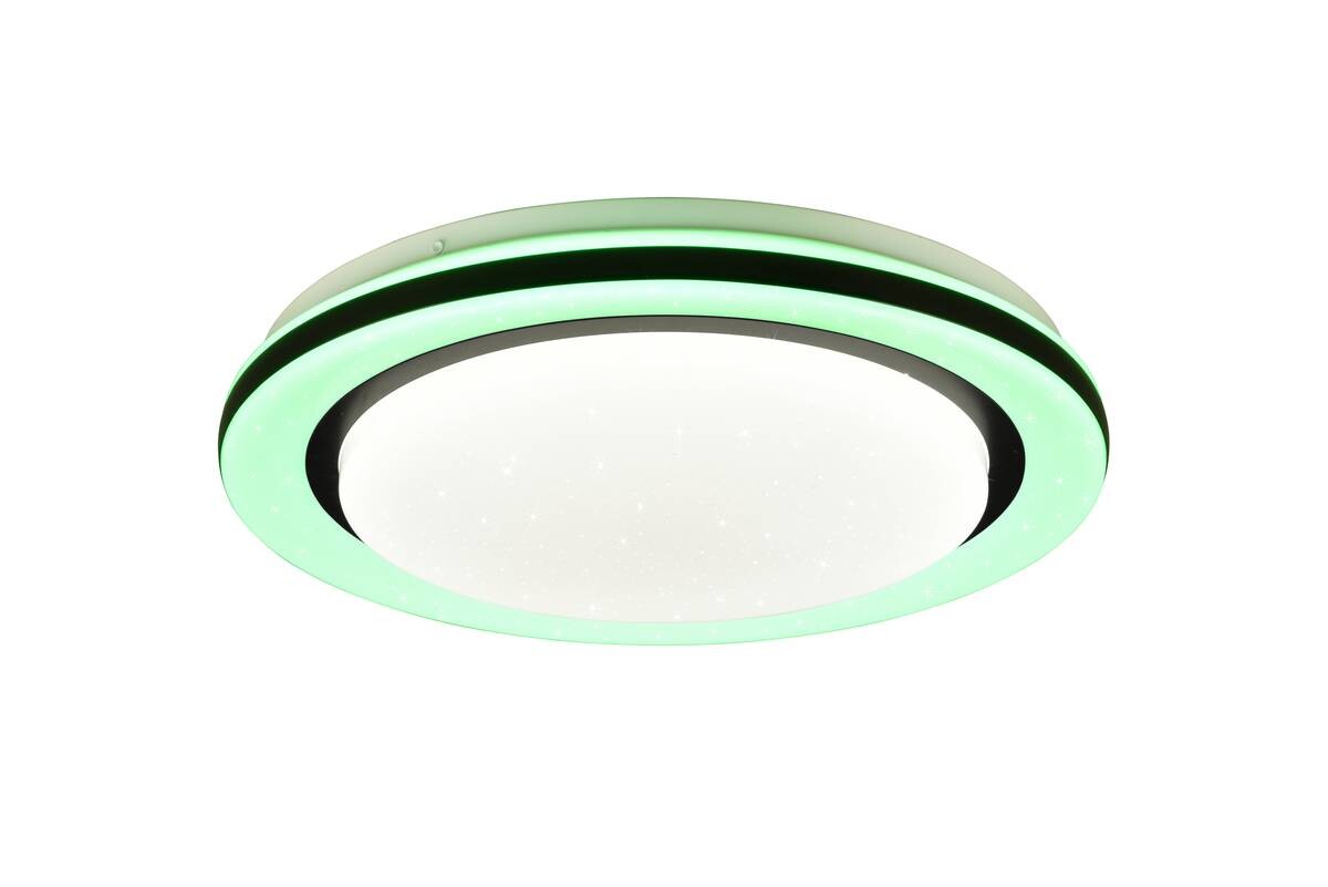 Reality LED-Deckenleuchte R67244000 Cartida weiß Kunststoff H/D: ca. 7x38 cm 1 Brennstellen