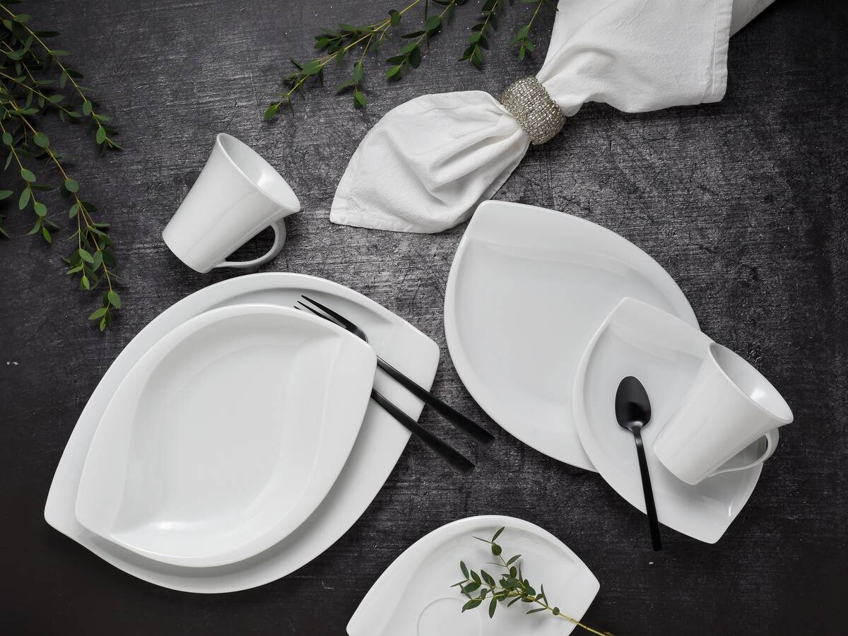 CreaTable Kombiservice ACACIA weiß Porzellan 30 tlg.