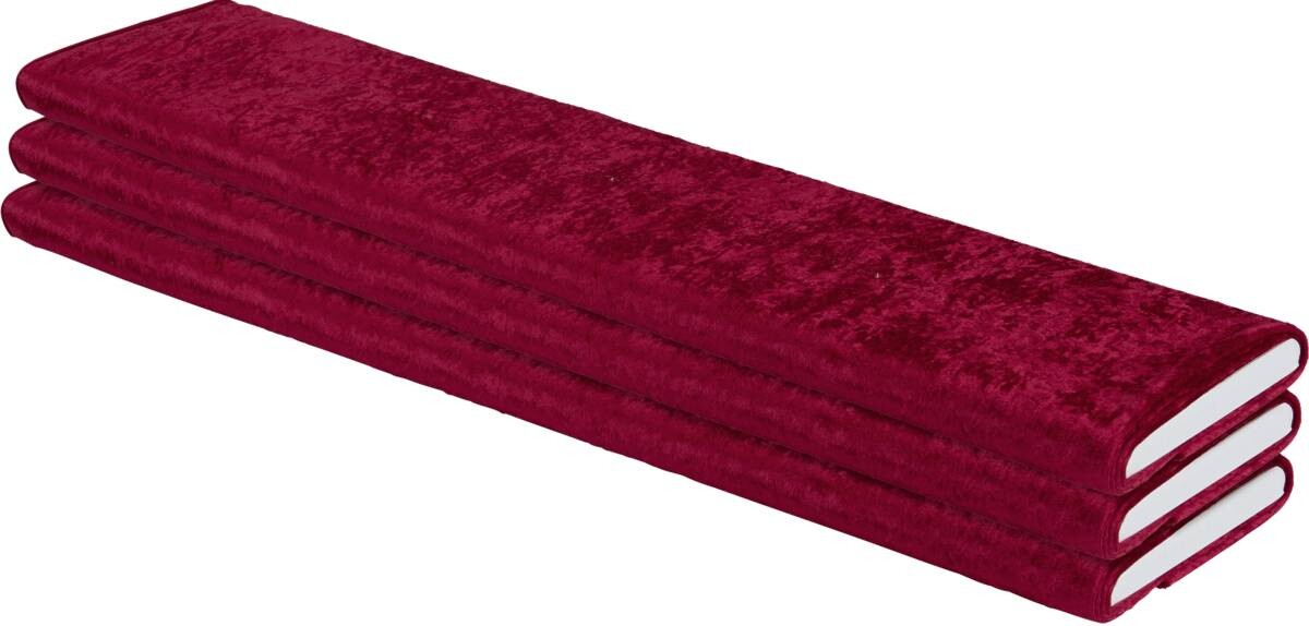 Dekostoff Pannesamt rot B: ca. 150 cm