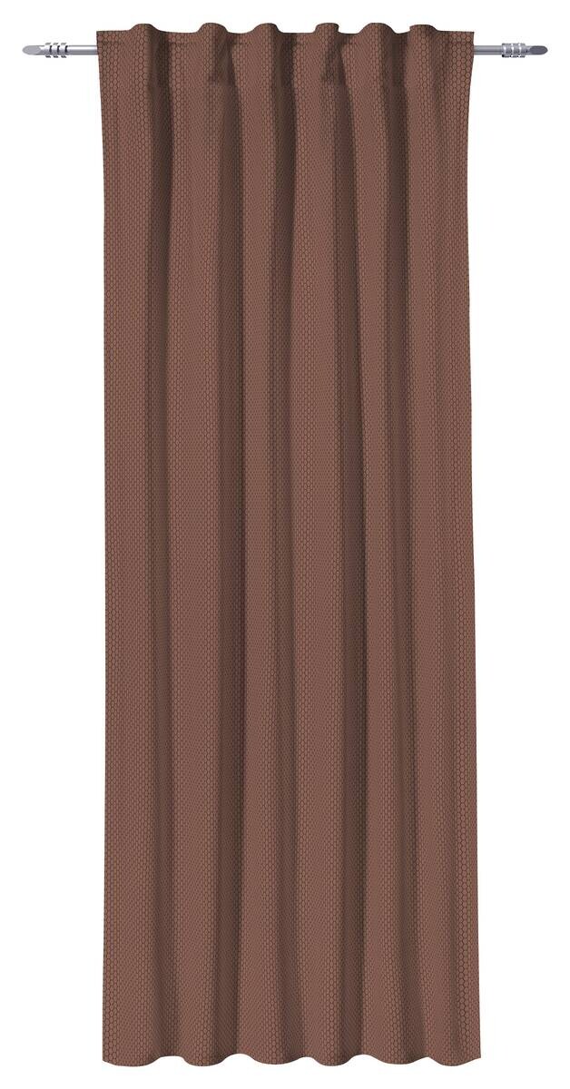 POCOline Kombivorhang Wabe Mocha Mousse 100% Polyester B/L: ca. 135x245 cm