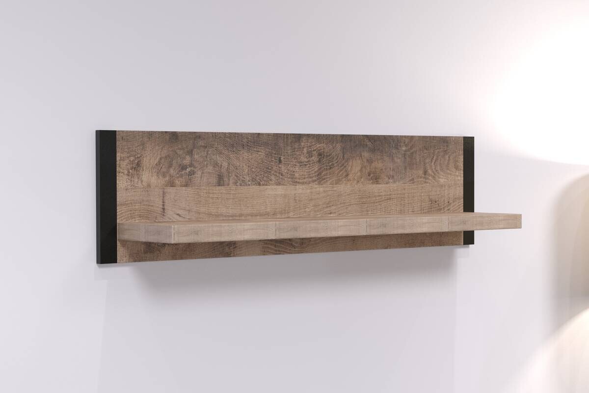 Wandboard Emile Eiche Tabak Nachbildung B/H/T: ca. 110x28x23 cm