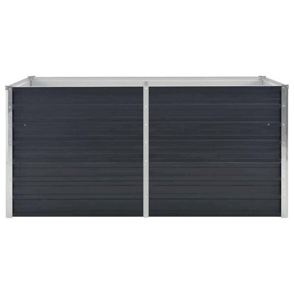 Hochbeet anthrazit Stahl B/H/L: ca. 80x77x160 cm