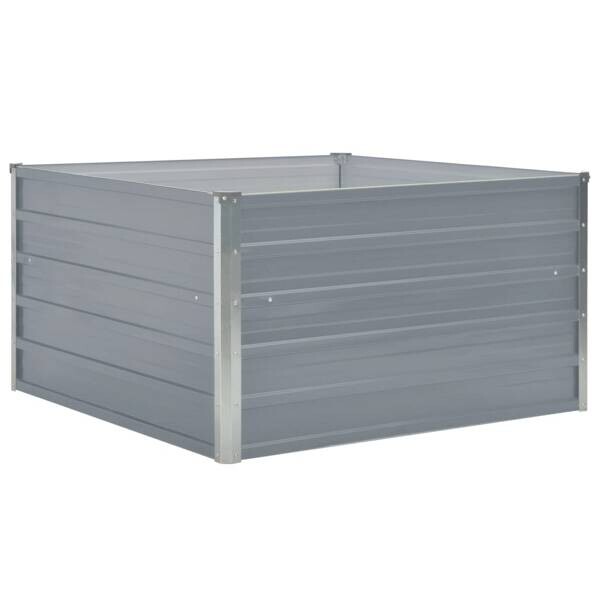 Hochbeet grau Metall B/H/L: ca. 100x45x100 cm