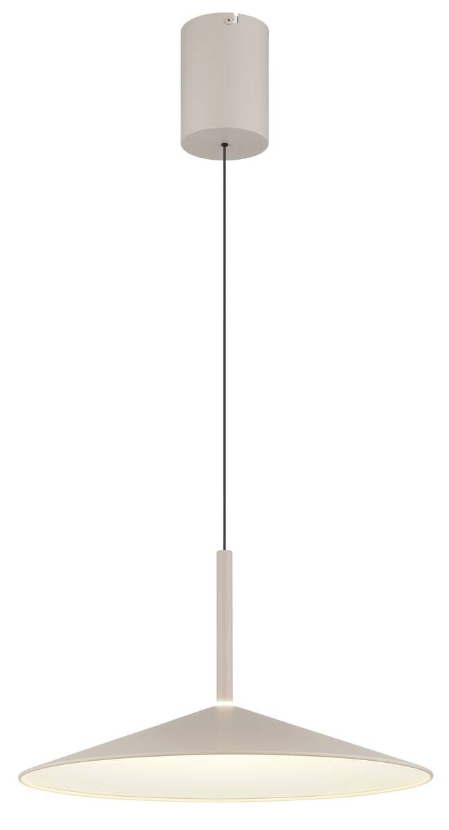 GLOBO LED-Pendelleuchte sand Metall H/D: ca. 150x47,5 cm 1.0 Brennstellen