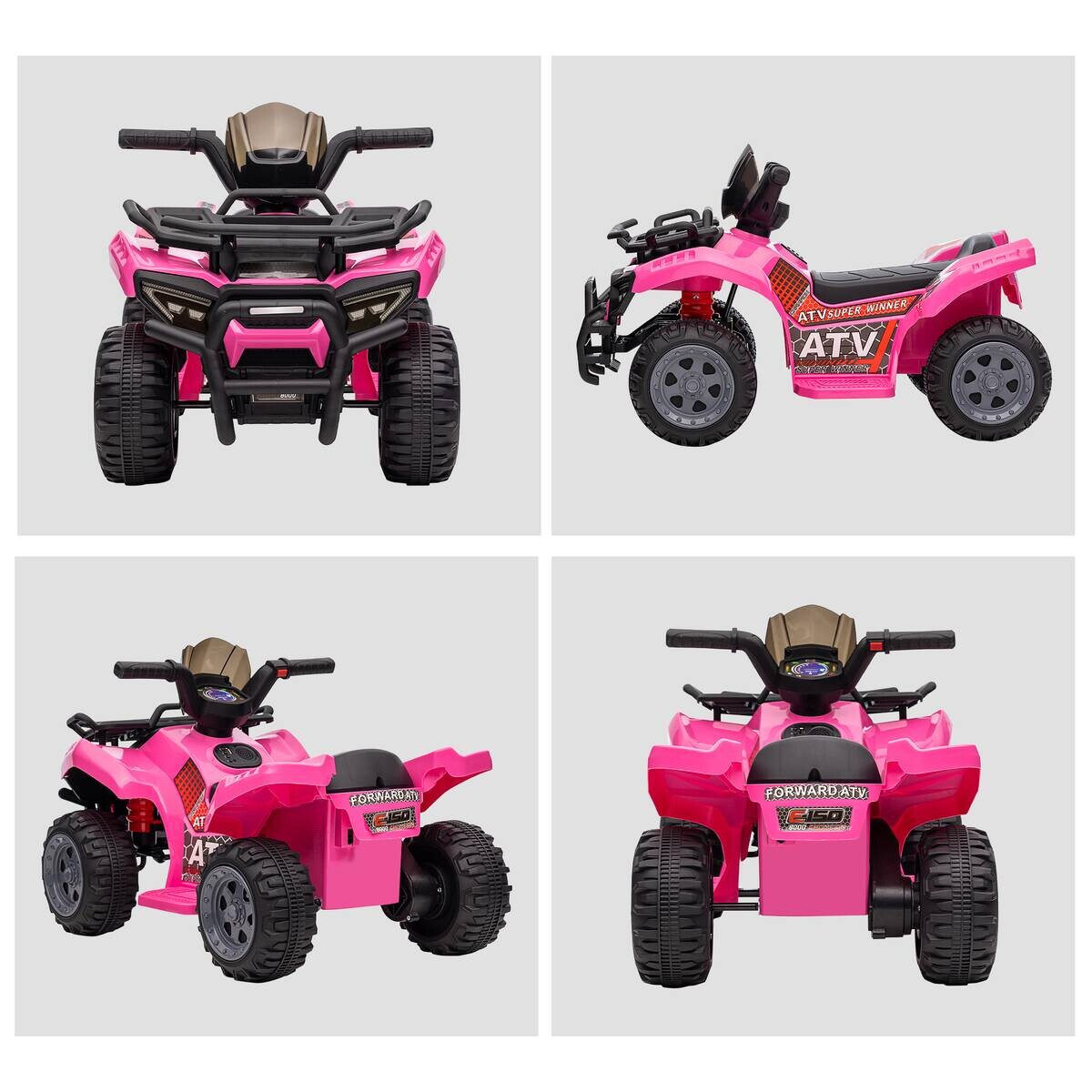 HOMCOM Kinderauto rosa B/H/L: ca. 42x70x45 cm