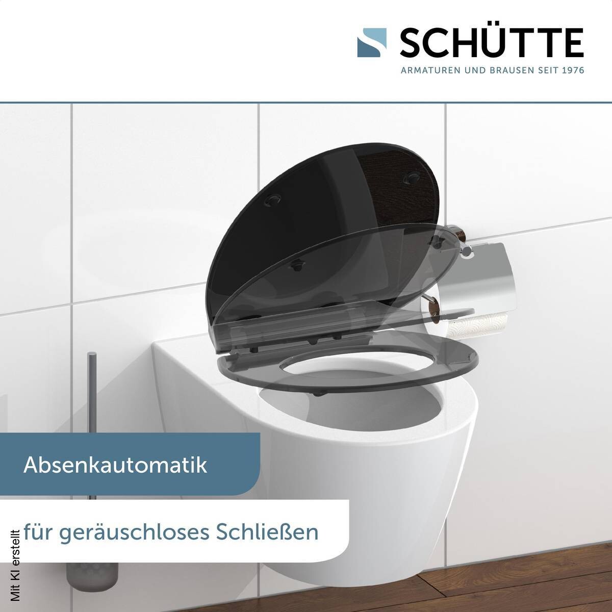 Eisl WC-Sitz Slim Black Duroplast