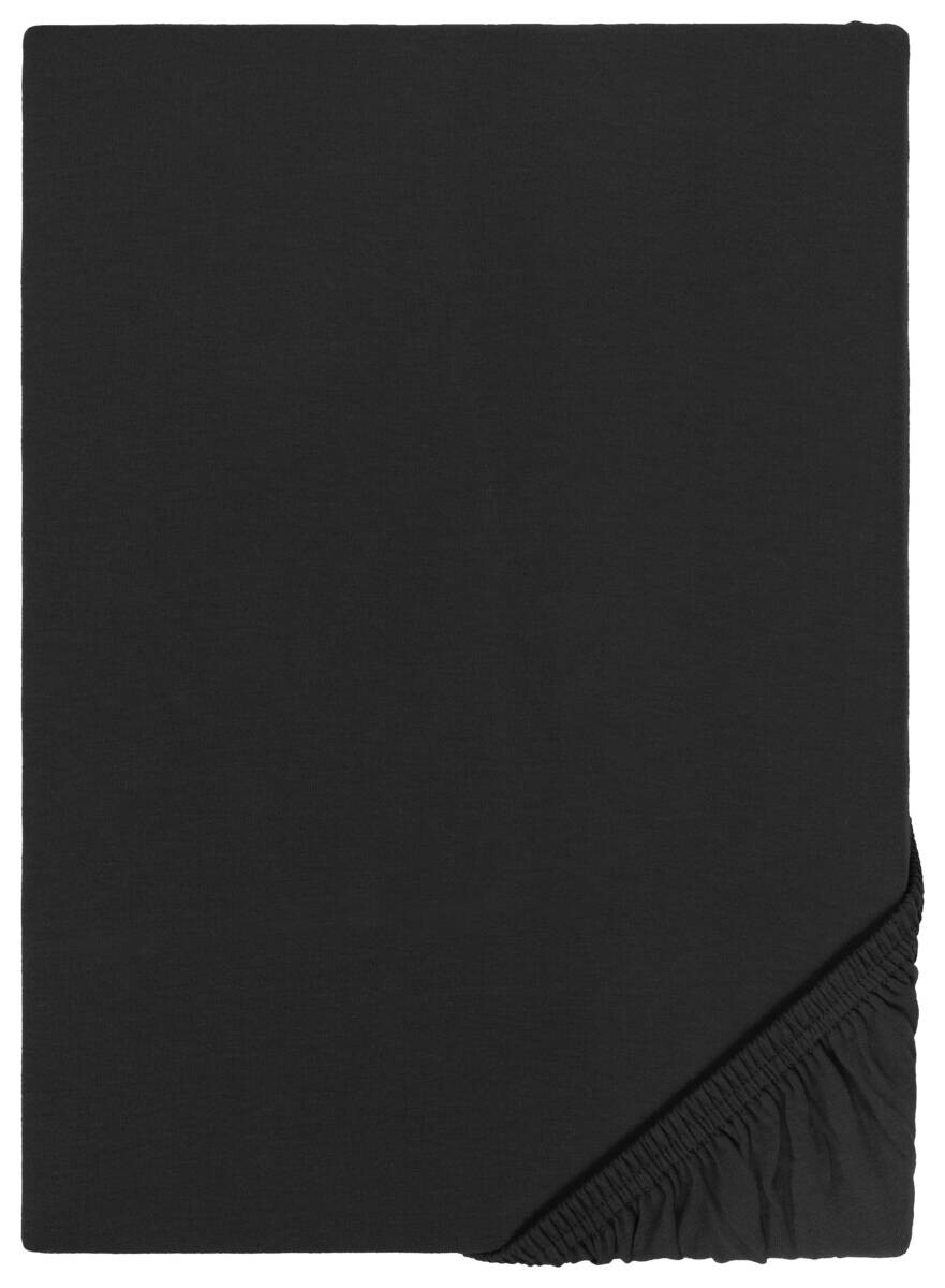 POCOline Boxspring Spannbetttuch anthrazit 100% Baumwolle B/H/L: ca. 150x40x200 cm