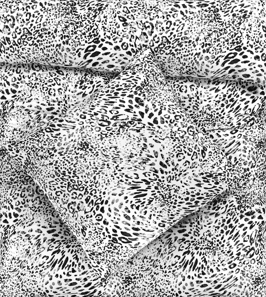 Baumwoll Bettwäsche Satin grau Baumwolle B/L: ca. 135x200 cm