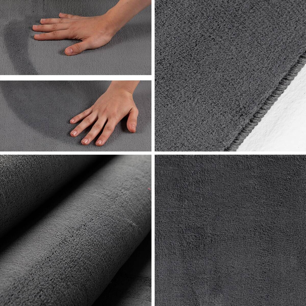 Ayyildiz Teppich SKY grau B/L: ca. 120x120 cm