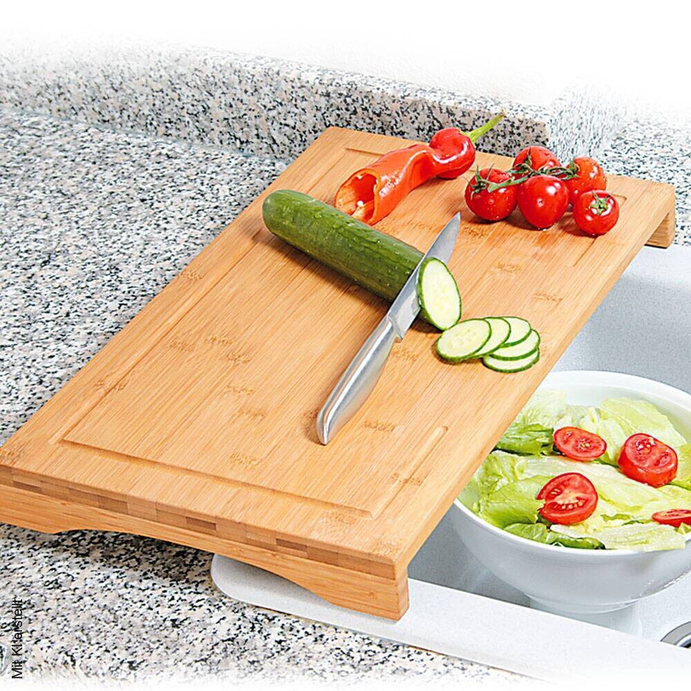 Kesper Abdeckplatte natur Bambus B/H/L: ca. 28x4,3x54 cm