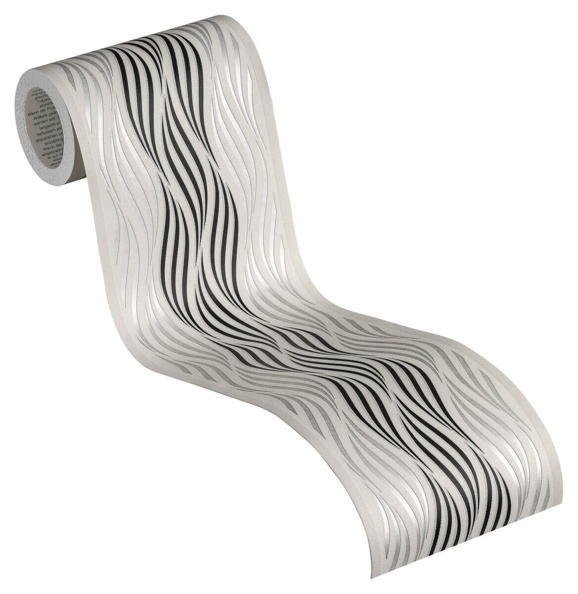 A.S.Creation Bordüre weiß B/H/D: ca. 13x500x8 cm
